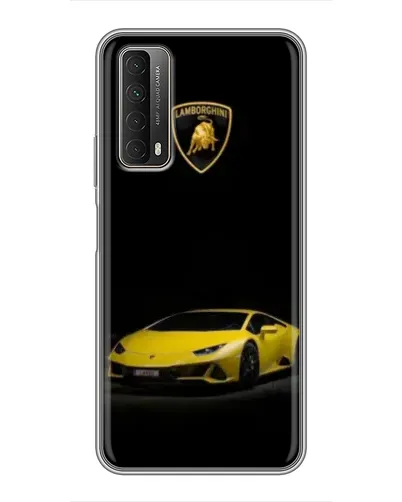 Чохол для Huawei P Smart 2021 з картинкою «Lamborghini жовтий акцент»