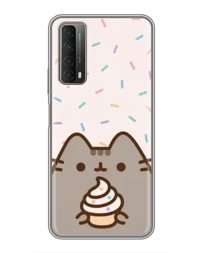 Чохол для Huawei P Smart 2021 з картинкою «Пушин з кексом»