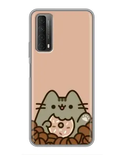 Чохол для Huawei P Smart 2021 з картинкою «Кавовий Пушин»