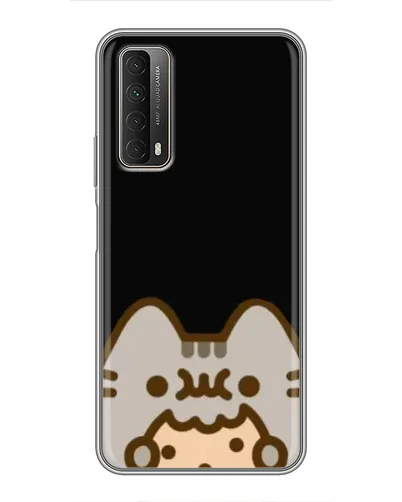 Чохол для Huawei P Smart 2021 з картинкою «Пушин на чорному»