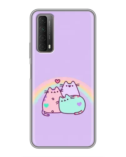 Чохол для Huawei P Smart 2021 з картинкою «Веселкові Пушини»