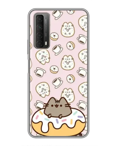 Чохол для Huawei P Smart 2021 з картинкою «Пушин на пончику»