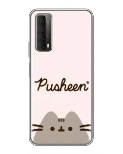 Чохол для Huawei P Smart 2021 з картинкою «Pusheen логотип»