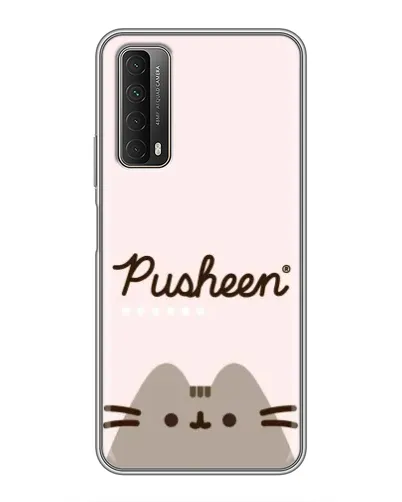 Чохол для Huawei P Smart 2021 з картинкою «Pusheen логотип»