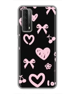 Чехол для Huawei P Smart 2021 с картинкой «Сатиновый бант»