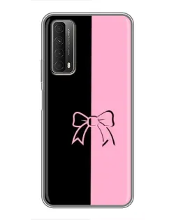 Чехол для Huawei P Smart 2021 с картинкой «Половинки банта»