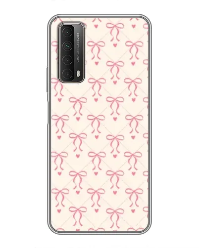 Чехол для Huawei P Smart 2021 с картинкой «Розовые бантики Coquette» Чехол для Huawei P Smart 2021 с картинкой «Розовые бантики Coquette»