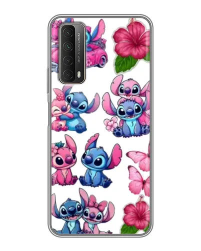 Чохол для Huawei P Smart 2021 з картинкою «Стікери Stitch та Angel»
