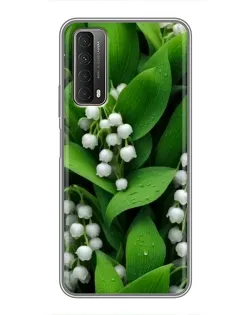 Чехол для Huawei P Smart 2021 с картинкой «Ландыши в зелени»