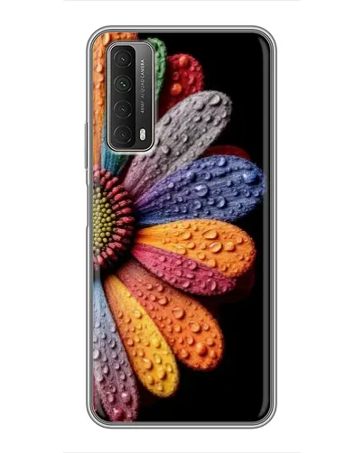 Чехол для Huawei P Smart 2021 с картинкой «Радужный цветок» Чехол для Huawei P Smart 2021 с картинкой «Радужный цветок»