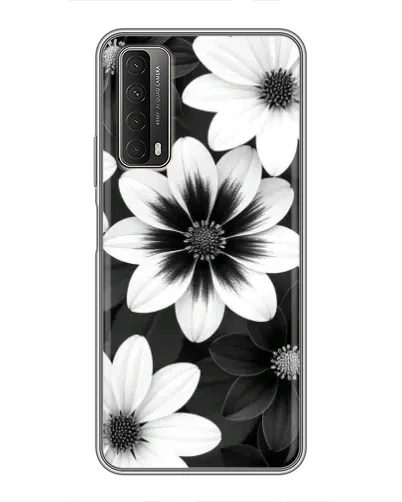 Чехол для Huawei P Smart 2021 с картинкой «Монохромные астры» Чехол для Huawei P Smart 2021 с картинкой «Монохромные астры»