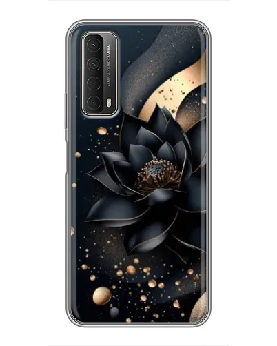 Чехол для Huawei P Smart 2021 с картинкой «Черный лотос» Чехол для Huawei P Smart 2021 с картинкой «Черный лотос»