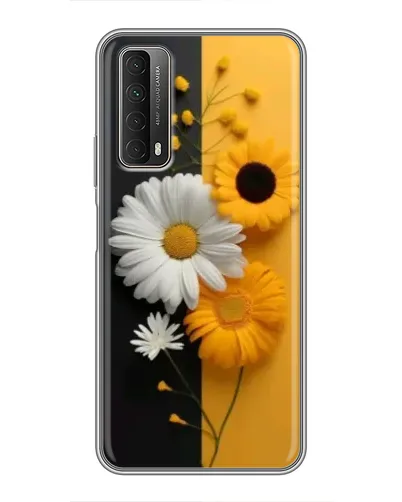 Чехол для Huawei P Smart 2021 с картинкой «Подсолнух и ромашка» Чехол для Huawei P Smart 2021 с картинкой «Подсолнух и ромашка»