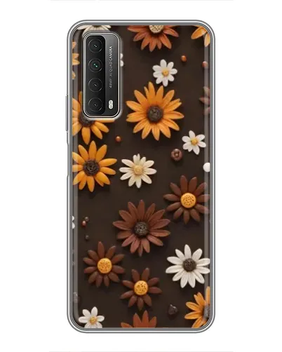 Чехол для Huawei P Smart 2021 с картинкой «Узор из маленьких подсолнухов» Чехол для Huawei P Smart 2021 с картинкой «Узор из маленьких подсолнухов»
