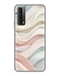Чохол для Huawei P Smart 2021 з картинкою «Пастельні ніжні хвилі»