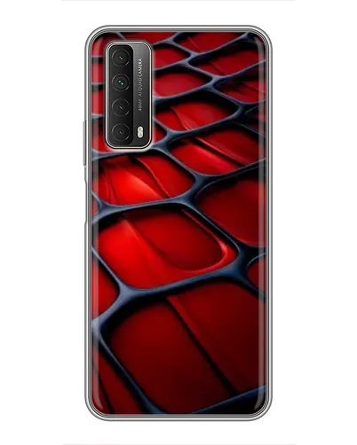 Чохол для Huawei P Smart 2021 з картинкою «Червона глянцева сітка»