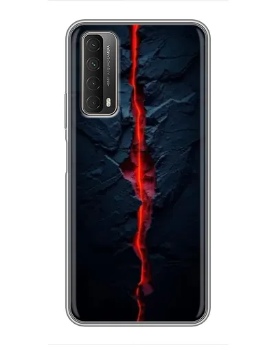 Чохол для Huawei P Smart 2021 з картинкою «Червона лавова тріщина»