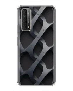 Чохол для Huawei P Smart 2021 з картинкою «Об'ємне сіре плетіння»