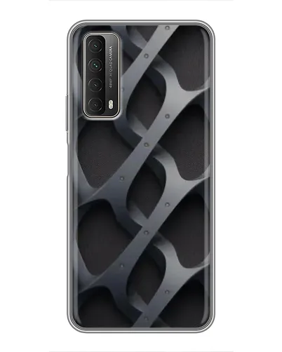 Чохол для Huawei P Smart 2021 з картинкою «Об'ємне сіре плетіння»