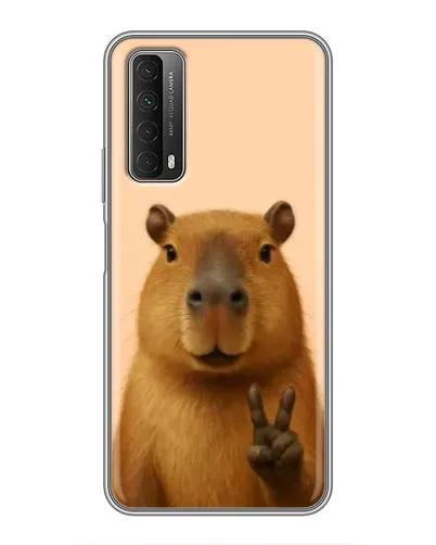 Чехол для Huawei P Smart 2021 с картинкой «Капибара виктория» Чехол для Huawei P Smart 2021 с картинкой «Капибара виктория»