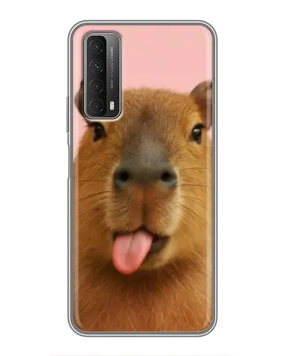 Чехол для Huawei P Smart 2021 с картинкой «Капибара с языком» Чехол для Huawei P Smart 2021 с картинкой «Капибара с языком»