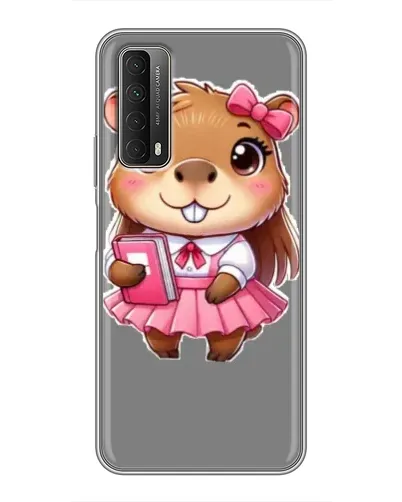 Чехол для Huawei P Smart 2021 с картинкой «Девочка капибара» Чехол для Huawei P Smart 2021 с картинкой «Девочка капибара»