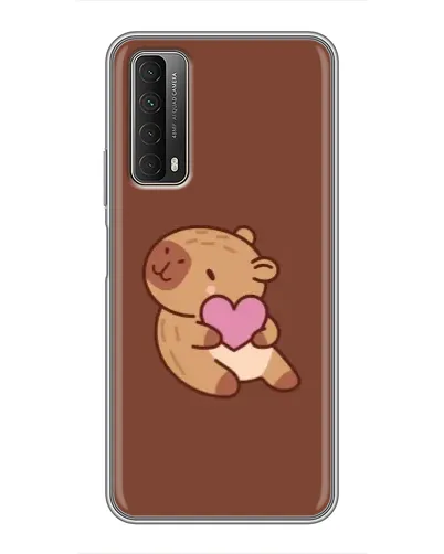 Чехол для Huawei P Smart 2021 с картинкой «Капибара с сердцем» Чехол для Huawei P Smart 2021 с картинкой «Капибара с сердцем»