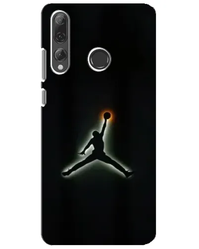 Чехол для Huawei P Smart Plus 2019 с картинкой «Jordan Gradient Logo»