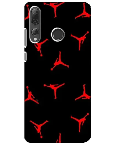 Чехол для Huawei P Smart Plus 2019 с картинкой «Jordan Red Pattern»