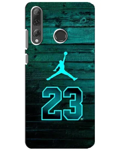 Чехол для Huawei P Smart Plus 2019 с картинкой «Jordan Cyan 23»