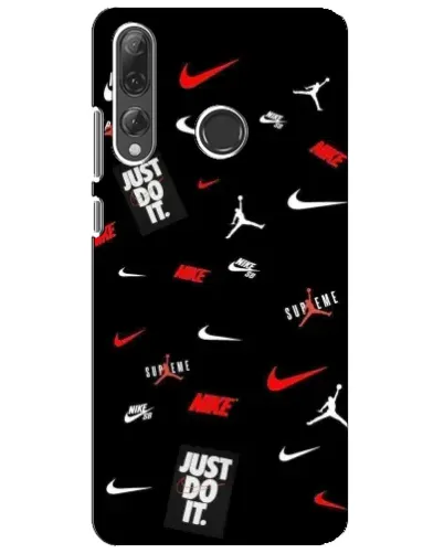 Чехол для Huawei P Smart Plus 2019 с картинкой «Nike Mix Pattern»