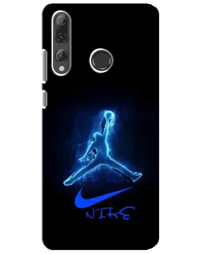 Чехол для Huawei P Smart Plus 2019 с картинкой «Jordan Neon Blue»