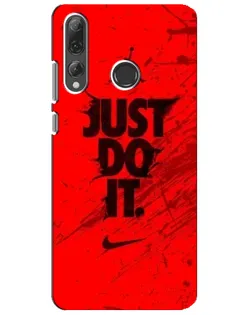 Чехол для Huawei P Smart Plus 2019 с картинкой «Nike Just Do It» Чехол для Huawei P Smart Plus 2019 с картинкой «Nike Just Do It»