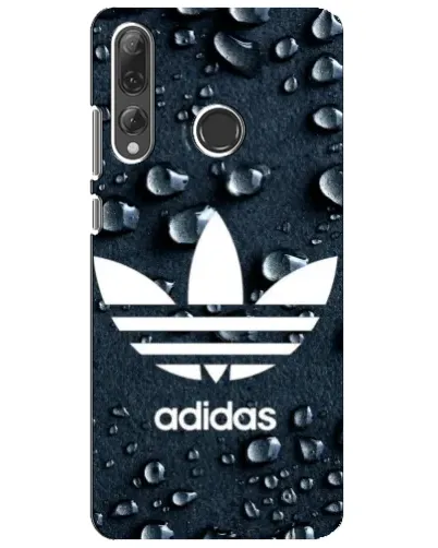 Чехол для Huawei P Smart Plus 2019 с картинкой «Adidas Trefoil Blue»