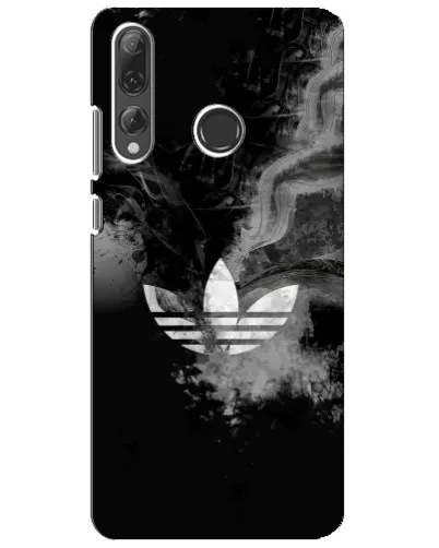 Чехол для Huawei P Smart Plus 2019 с картинкой «Абстрактный дым Adidas»