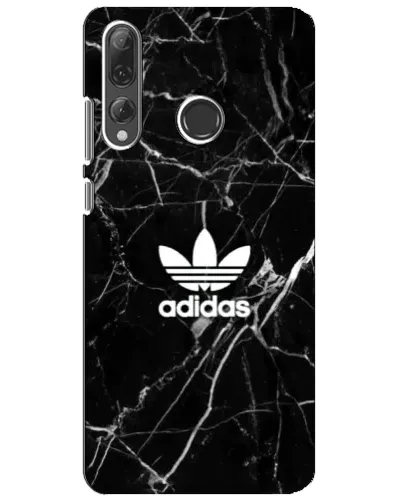 Чехол для Huawei P Smart Plus 2019 с картинкой «Белый мрамор Adidas»