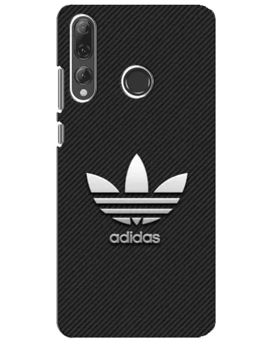 Чехол для Huawei P Smart Plus 2019 с картинкой «Adidas Карбоновая текстура»