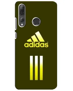 Чехол для Huawei P Smart Plus 2019 с картинкой «Оливковый градиент Adidas»