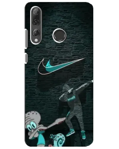 Чехол для Huawei P Smart Plus 2019 с картинкой «Спортивный арт Nike»
