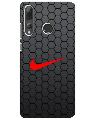 Чехол для Huawei P Smart Plus 2019 с картинкой «Nike — карбоновая сетка»