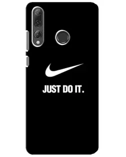 Чехол для Huawei P Smart Plus 2019 с картинкой «Классический принт Nike»