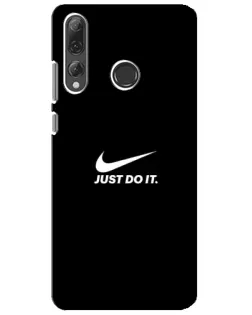 Чехол для Huawei P Smart Plus 2019 с картинкой «Минимализм от Nike»