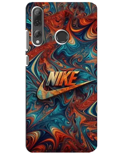 Чехол для Huawei P Smart Plus 2019 с картинкой «Nike в абстракции»