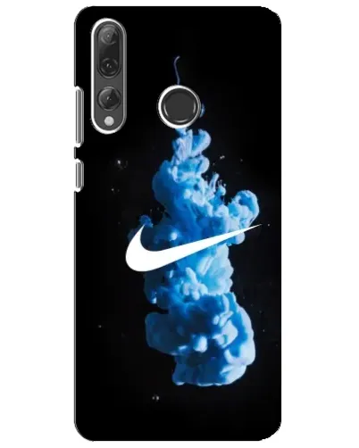 Чехол для Huawei P Smart Plus 2019 с картинкой «Nike и синий дым»