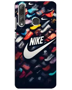 Чехол для Huawei P Smart Plus 2019 с картинкой «Коллекция кроссовок Nike»