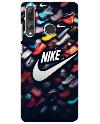 Чехол для Huawei P Smart Plus 2019 с картинкой «Коллекция кроссовок Nike»