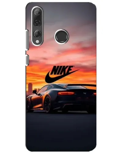 Чехол для Huawei P Smart Plus 2019 с картинкой «Nike и суперкар»
