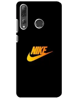 Чехол для Huawei P Smart Plus 2019 с картинкой «Золотой логотип Nike»