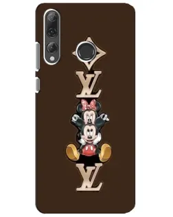 Чехол для Huawei P Smart Plus 2019 с картинкой «LV и Микки Маус»