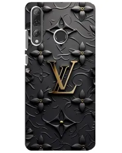 Чехол для Huawei P Smart Plus 2019 с картинкой «Кожаная текстура LV»